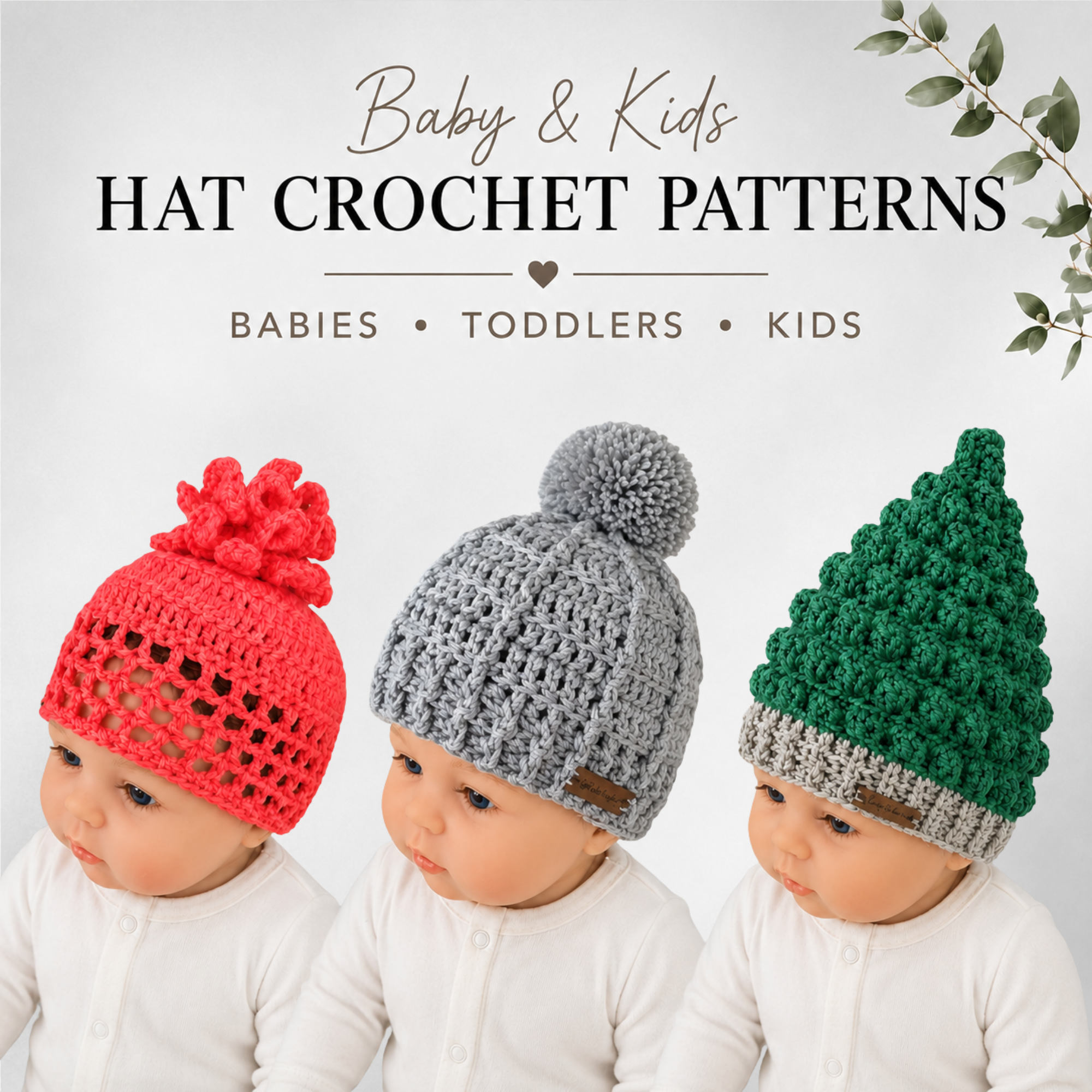 Baby & Kids Hat Crochet Patterns