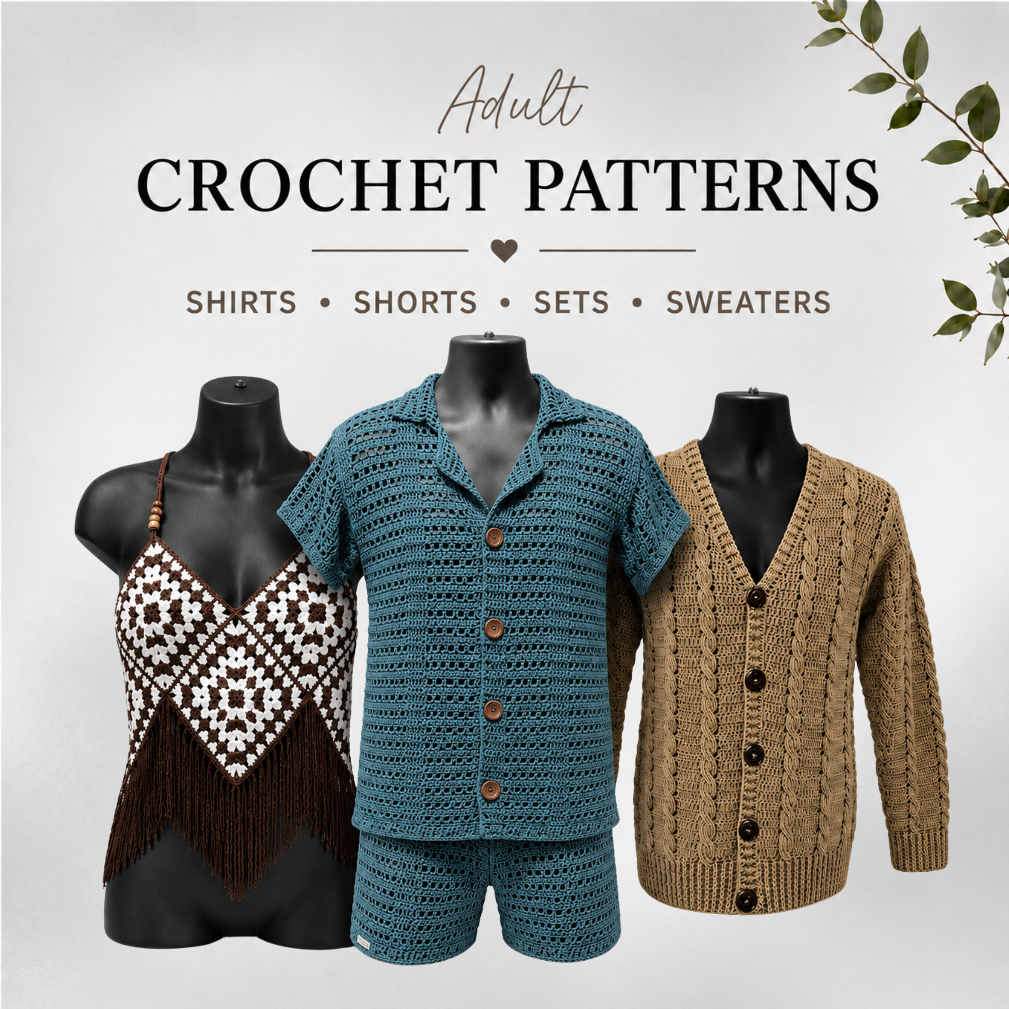 Adult Crochet Patterns