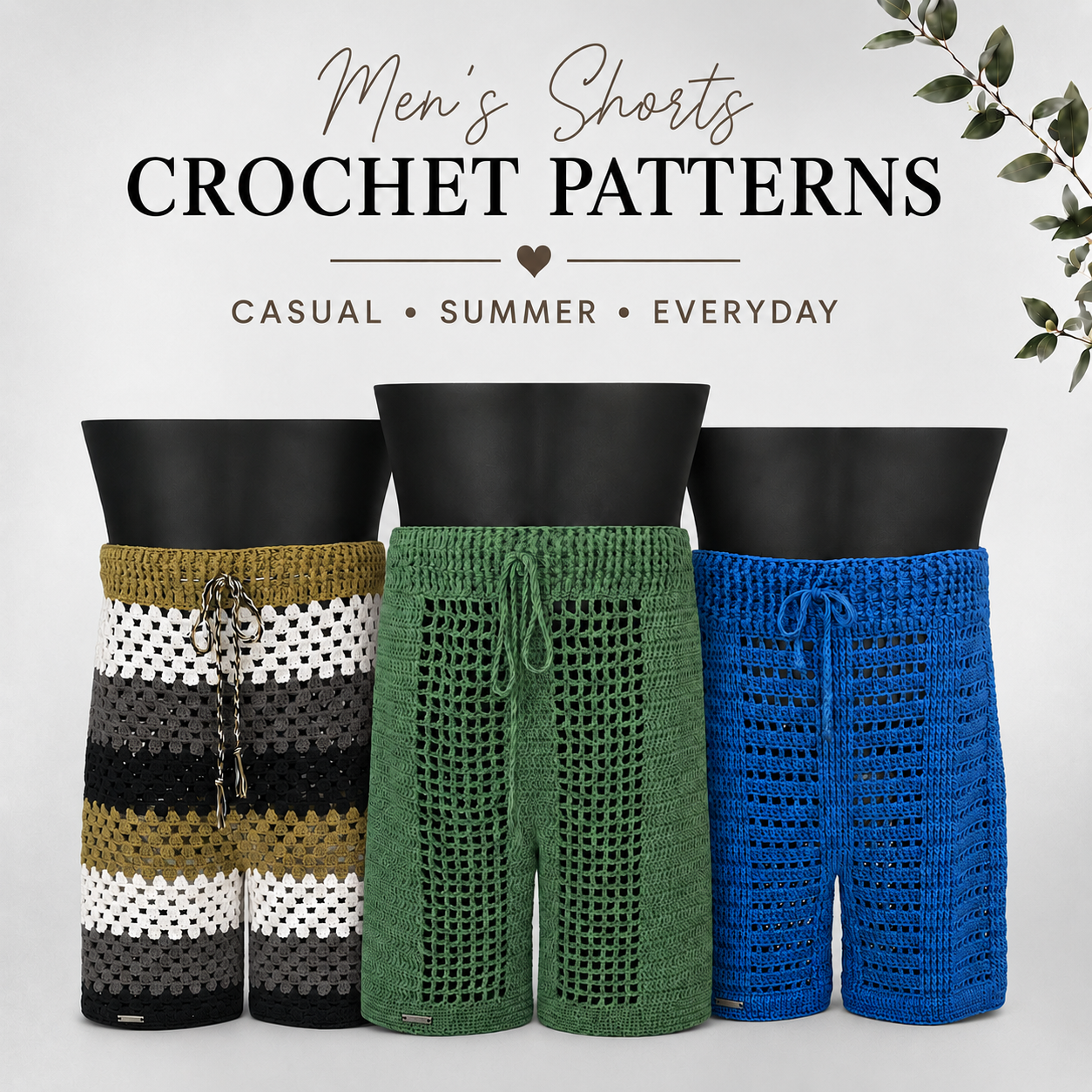 Men's Shorts Crochet Patterns