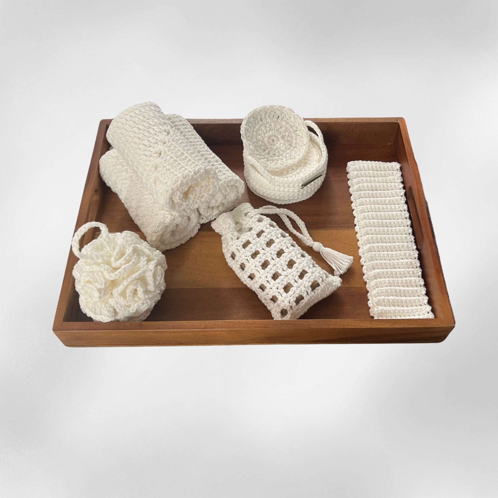 Spa Set Crochet Patterns