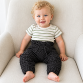Crochet Baby Pants Pattern – Aaron Textured Baby Trousers (NB–2Y)