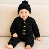 Crochet Baby & Kids Pattern Set – Aaron Cardigan, Hat & Pants