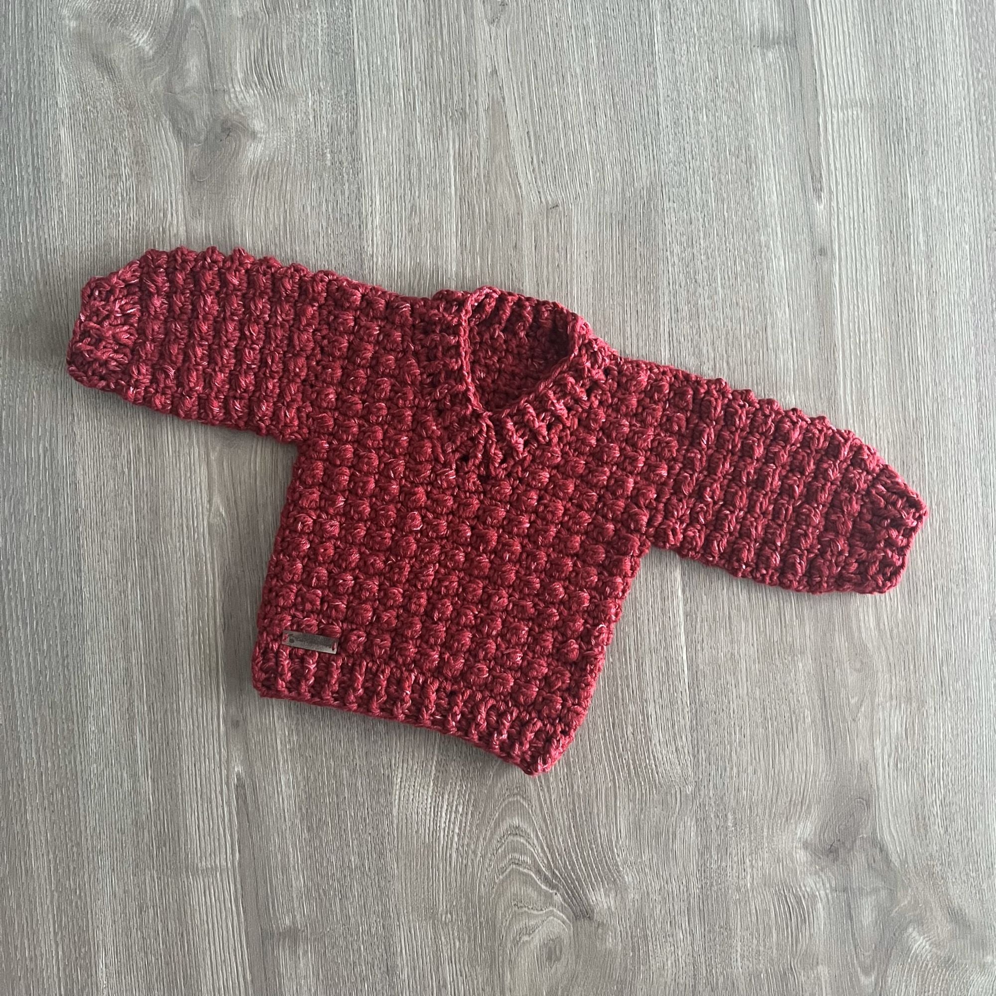berri crochet pullover sweater