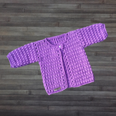 Beth Baby Puff Stitch Cardigan Newborn to 10 Years | Crochet Pattern PDF | English