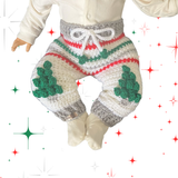 Crochet Baby Pants Pattern – Chrissy Christmas Tree Pants (Prem–2Y)