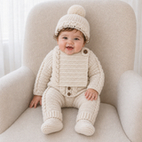 Crochet Baby Pants Pattern PDF – Cooper Cabled Baby Leggings (NB–2Y)