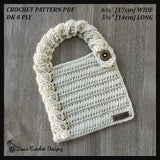 Cooper Crochet Cabled Baby Bib Pattern – English Only