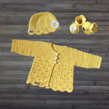 Crochet Baby Hat Pattern PDF – Daisy Beanie (Prem–12M)