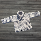 Dean Baby Cardigan Pattern to 2 Years | Crochet Pattern PDF | English
