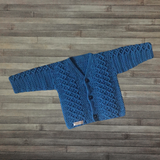 Devon Baby Cardigan Hat Booties Set to 2 Years | Crochet Pattern PDF | English