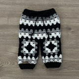 Crochet Baby Pants Pattern PDF – Granny Square Baby Pants (NB–2Y)