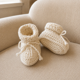 Crochet Baby Booties Pattern PDF – Grayson Baby Slippers (Preemie–1Y)