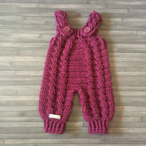 Crochet Baby Romper Pattern – Hugo Cabled Romper (NB–2Y)