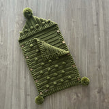 Crochet Baby Cocoon Pattern – Hunter Bobble Sleep Sack (NB–12M) – English Only