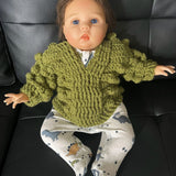 Hunter Crochet Pattern – Pullover Sweater and Vest (Baby to 12Y), English Only