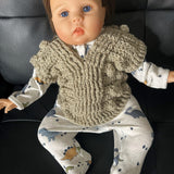 Hunter Crochet Pattern – Pullover Sweater and Vest (Baby to 12Y), English Only