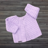 Isla Crochet Baby Cardigan 0 to 3 Months | Crochet Pattern PDF | English