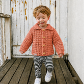 Crochet Baby & Toddler Cardigan Pattern – James Collared Baby Sweater (0–2Y)