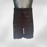Crochet Men's Shorts Pattern – Jet Mesh Crochet Shorts (Unisex, S–5XL)