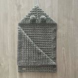 Koala Crochet Baby Cocoon Pattern (Newborn–12 Months) – English Only