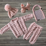 Lola Crochet Pattern - Cabled Baby Pants – (Newborn to 2Y) | English PDF