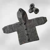 Mason Baby Hoodie & Booties Crochet Pattern PDF | 0-1 Year| English