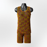 Crochet Mesh Tank Top & Shorts Set Pattern (XXS–5XL) – Mirage Matching Summer Outfit for Men & Women