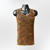 Crochet Mesh Men's Tank Top Pattern (XXS–5XL) – Mirage Summer Singlet for Men & Women