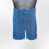 Crochet Men’s Shorts Pattern (S–5XL) – Ocean Mesh Shorts for Men & Women