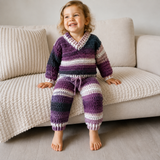 Crochet Baby & Kids Pattern Collection – Rebel Sweater, Vest, Pants & Bandana Bib