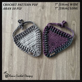 Rebel Crochet Baby Bandana Bib Pattern – English Only