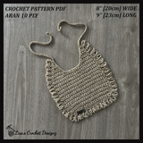 Crochet Baby Bib Pattern – Renee Love Knot Drool & Feeding Bib