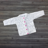Rihanna Baby Cardigan Crochet Pattern | 0-3 Months | English PDF