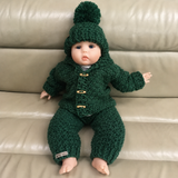 Crochet Baby & Kids Pattern Set – Rocky Shawl Collar Cardigan, Hat & Pants