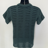 Seabreeze Crochet Pattern – Men's Button-up Shirt (S-5XL) | Digital PDF Pattern in English