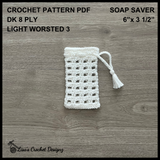Snowy Crochet Pattern Spa Set – English PDF | Washcloths, Loofah, Scrubbies, Soap Saver & Headband