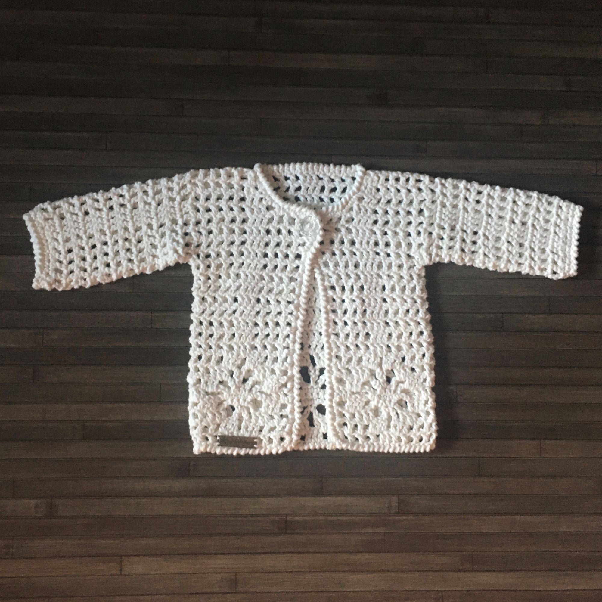 summer crochet baby sweater