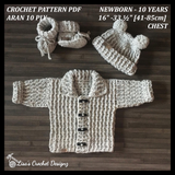 Theo Crochet Baby Pants Pattern (Newborn to 2 Years) – English Only