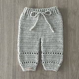 Crochet Baby Pants Pattern PDF – Zac Baby Trousers (NB–2Y)