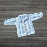 Zeb Crochet Baby Cardigan to 2 Years | Crochet Pattern PDF | English