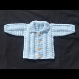 Zeb crochet baby sweater