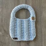 Zeb Crochet Baby Bib Pattern - PDF Download (English Only)