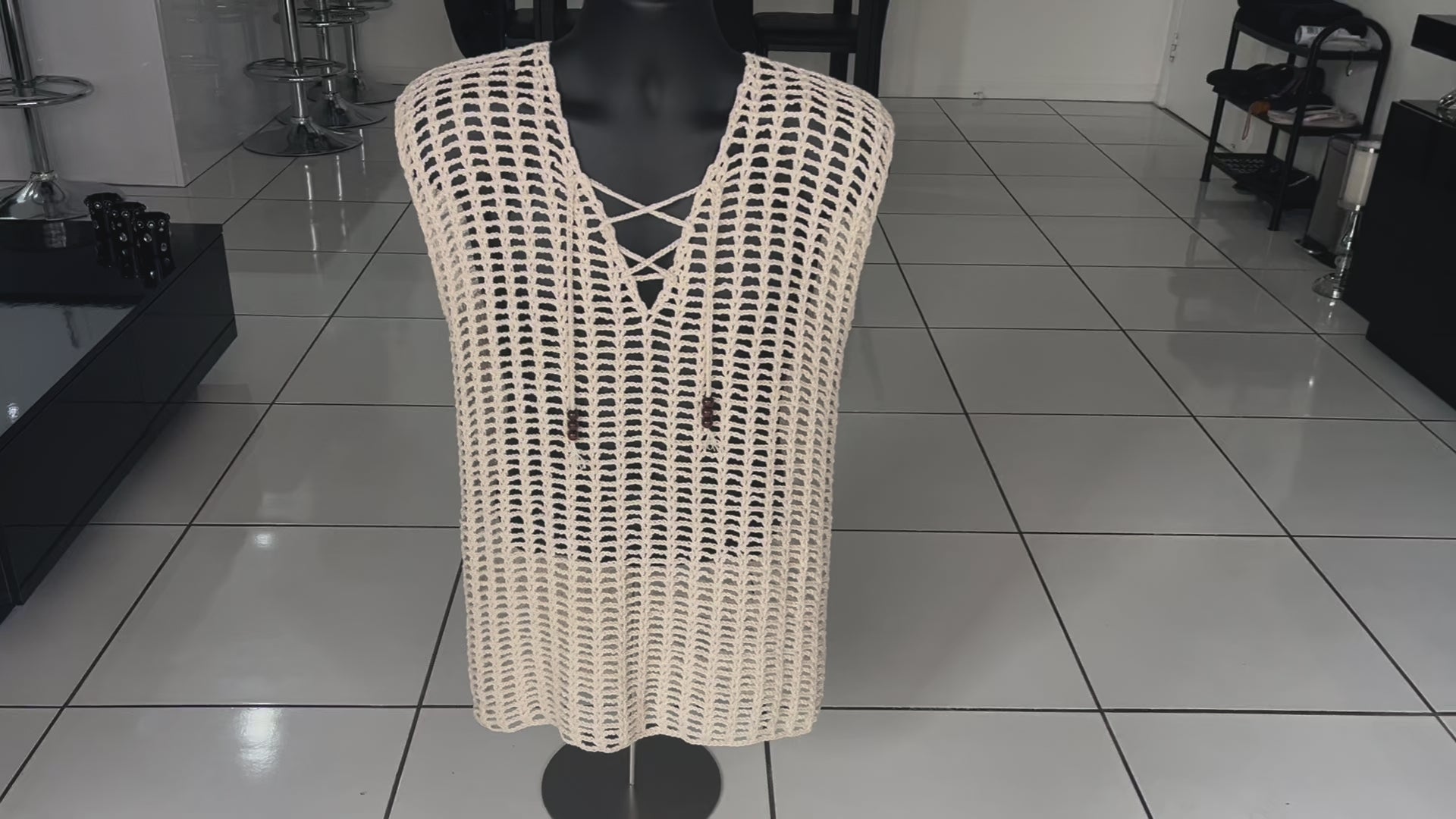 Cade Crochet Pattern Men's Mesh T-Shirt (S-5XL) – Digital PDF Pattern in English