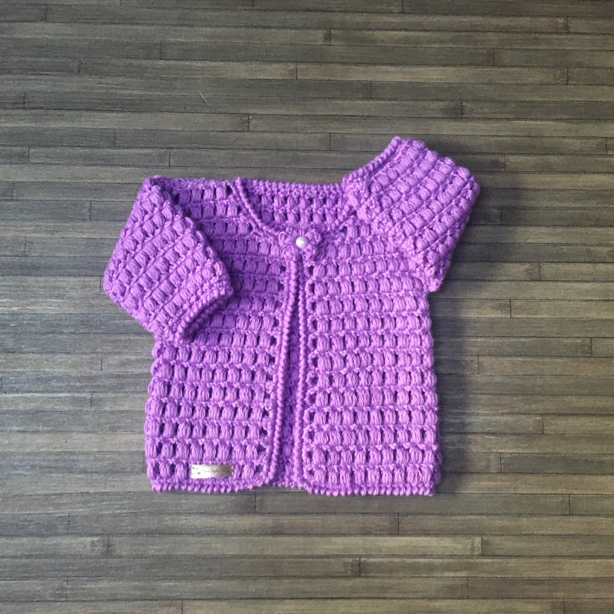 beth crochet sweater one arm up one arm down