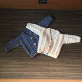 Ethan Crochet Baby Cardigan Pattern to 2 Years | Crochet Pattern PDF | English