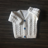 Ethan Crochet Baby Cardigan Pattern to 2 Years | Crochet Pattern PDF | English