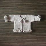 Harriet Cardigan and Hat Set Crochet Pattern PDF | Newborn to 10 Years | English