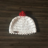 Holly Crochet Baby Christmas Cardigan Hat Booties Set | Crochet Pattern PDF | English