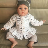 Leah Baby Cardigan – Baby to 2 Years | Crochet Pattern PDF | English