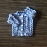Lola Baby Cardigan to 2 Years | Crochet Pattern PDF | English